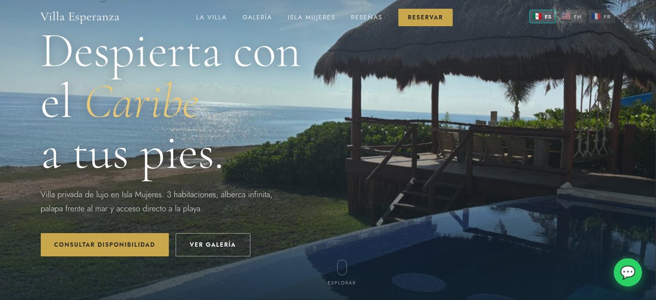 Villa Esperanza — Villa de lujo Isla Mujeres